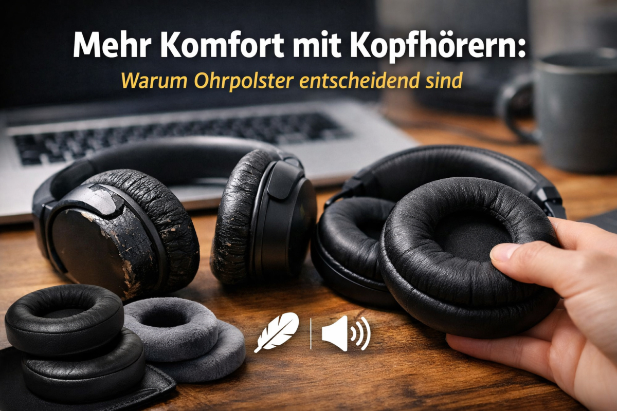 Mehr Komfort mit Kopfhörern: Warum Ohrpolster entscheidend sind